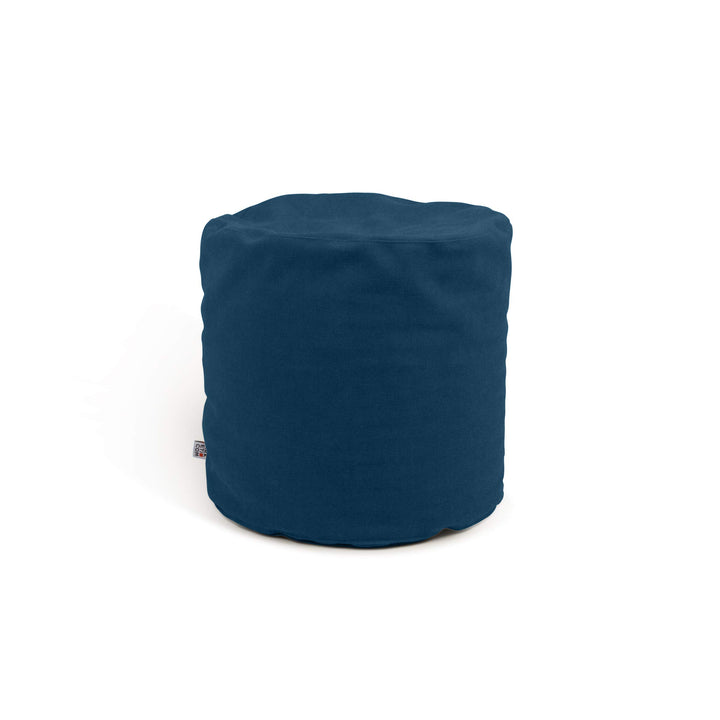 Arketicom Soft Cube, runder Fusshocker aus Stoff Made in Italy. Design-Pouf, leicht und mit abnehmba