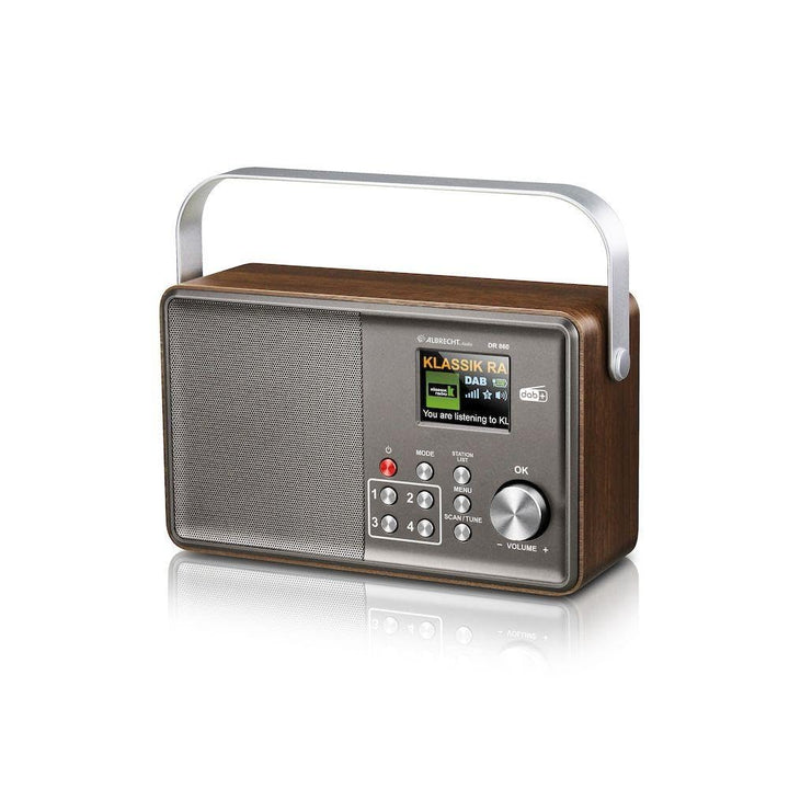 Albrecht DR860 Senior Digitalradio, bedienerfreundliches DAB+ Digitalradio für Jedermann, grosse und
