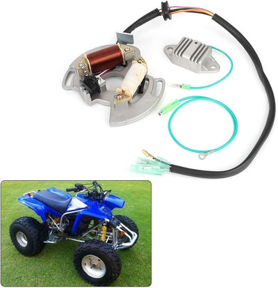 ATV Stator Magneto Coil mit Reglerzubehör Passend für Powersport-Statoren des Blaster 200 YFS200 97-