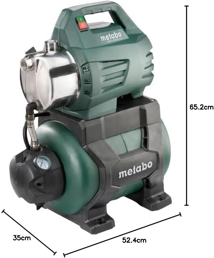 Metabo Hauswasserwerk HWW 4500/25 Inox (600972000) Karton, Nennaufnahmeleistung: 1300 W, Max. Förder