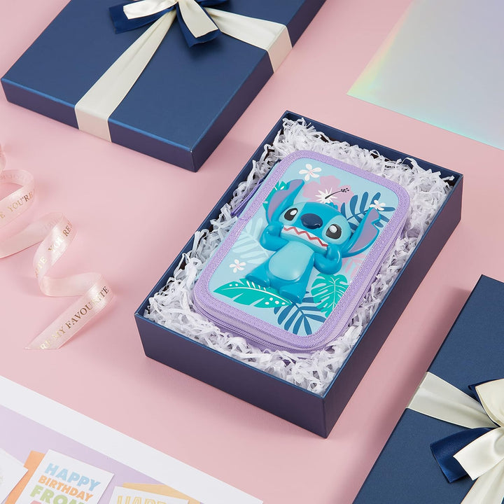 Disney Federmäppchen Mädchen Die Eiskönigin Stitch Federtasche Mädchen Gefüllt Schulmäppchen 2 3 Fäc