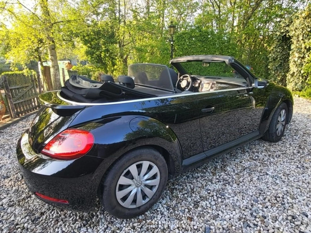 GermanTuningParts Windschott für Volkswagen Beetle ab 2013 - Klappbar - mit Schnellverschluss – Schw