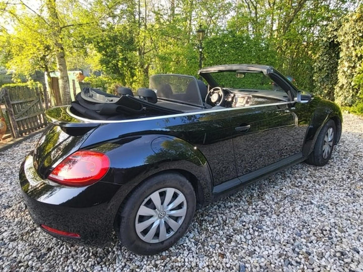 GermanTuningParts Windschott für Volkswagen Beetle ab 2013 - Klappbar - mit Schnellverschluss – Schw