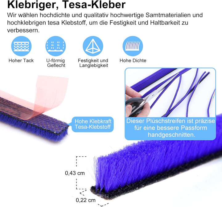 Weiche Plüschstreifen + Achsen + Rad Rollen Ersatz für Dyson V6 V7 V8 V10 V11 DC62 Staubsauger Ersat
