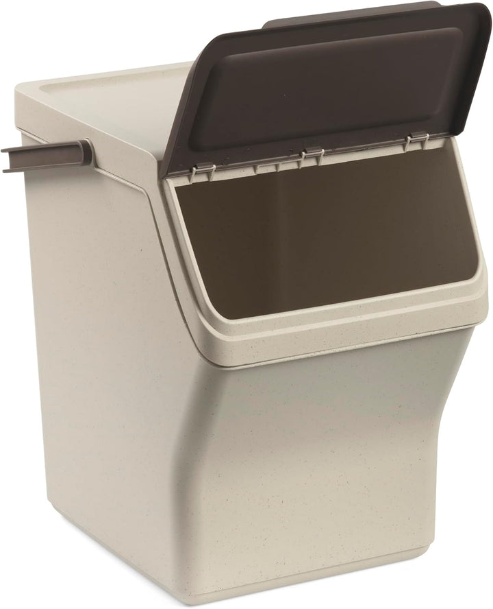 TATAY Mülltrennsystem Easy Waste 20L | Recycling Behälter | Modular und Stapelbar | Deckel mit Klick