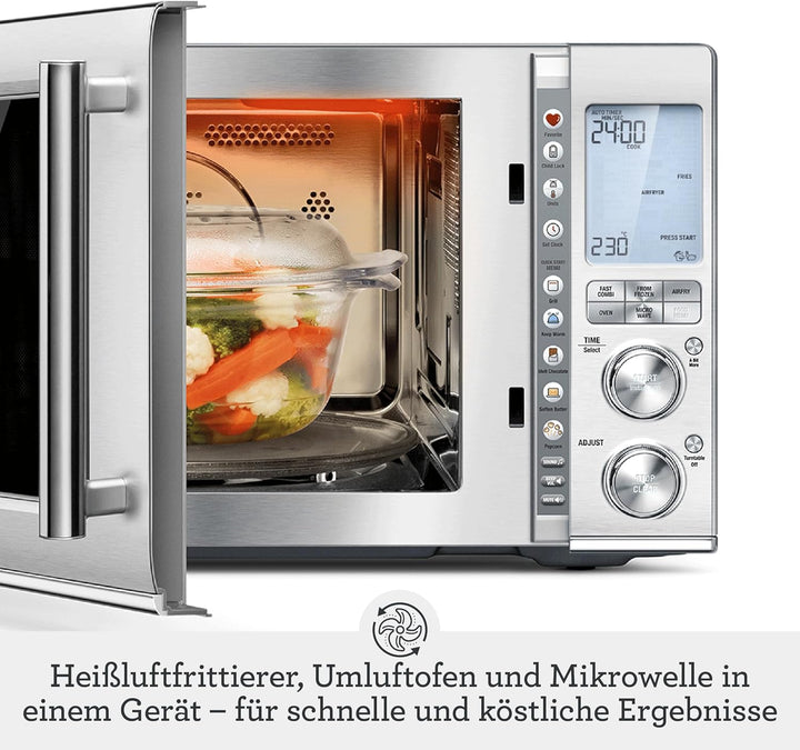 Sage Appliances Combi Wave 3 in 1 Mikrowelle, gebürsteter Edelstahl, SMO870