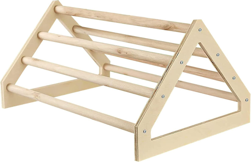 Allazone Hühnersitzstange aus Holz Sitzstange Huhn Sitzstangen mit 10 Stück Rattankugeln für Hühner