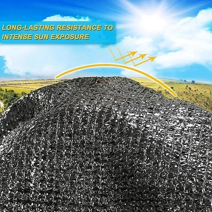 Schattierungsnetz 4x4M,Sonnenschutznetz mit ösen,Sichtschutzgewebe 90% Schattierwirkung,Sonnenschutz