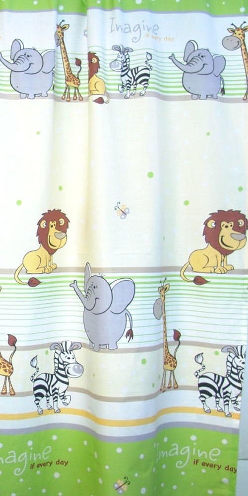 Babybett Himmel Vollstoff - Safari Grün - für Baby Bett Vollstoffhimmel Baumwolle