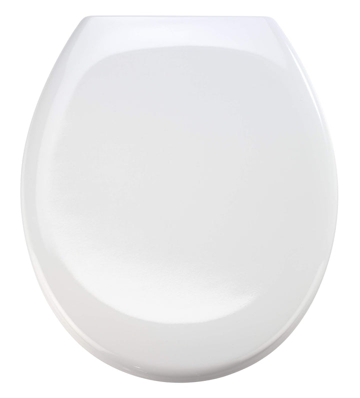 WENKO WC-Sitz Ottana Weiss, hygienischer Toilettensitz mit Absenkautomatik, WC-Deckel mit Fix-Clip B