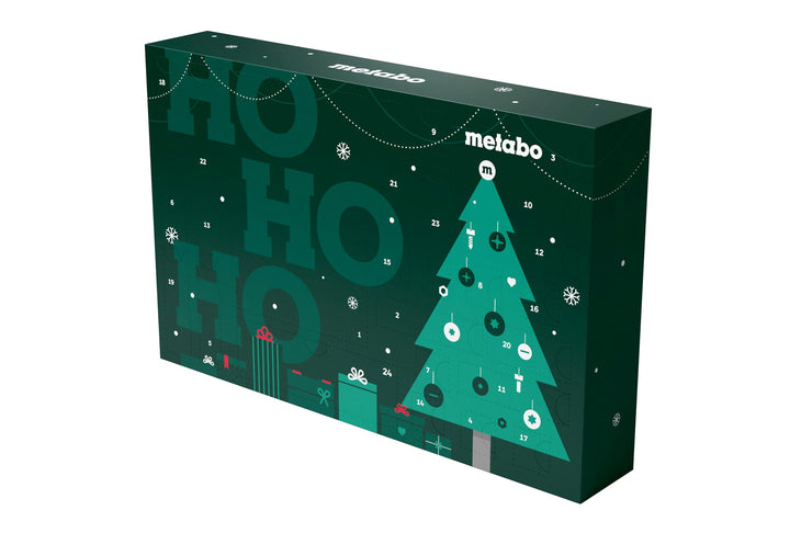 Metabo Adventskalender Werkzeug Zubehör 2024, Werkzeugkalender, Werkzeug Set Kalender 626693000