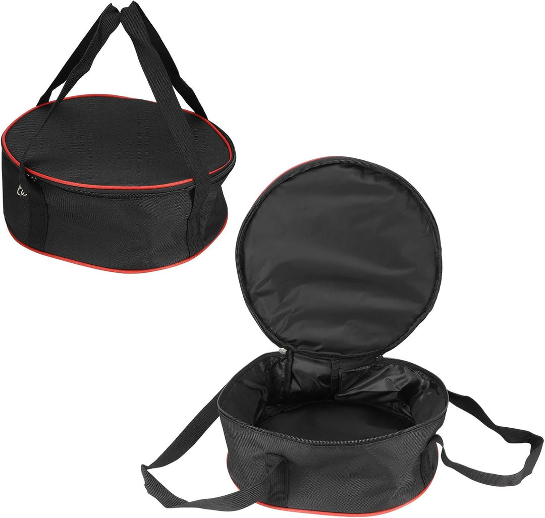 Topyond Picknicktasche Mittagessen Tasche,Tragbare Runde Geschirr-Aufbewahrungstasche,Geschirr Aufbe