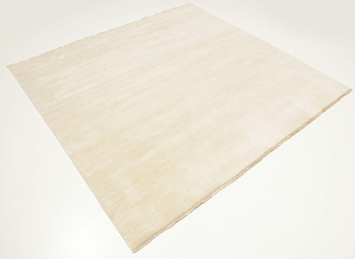 RugVista Handloom Fringes, Teppich, Shaggy/Handloom, 200 x cm, Quadratisch, Niedriger Stapel, Wohnzi