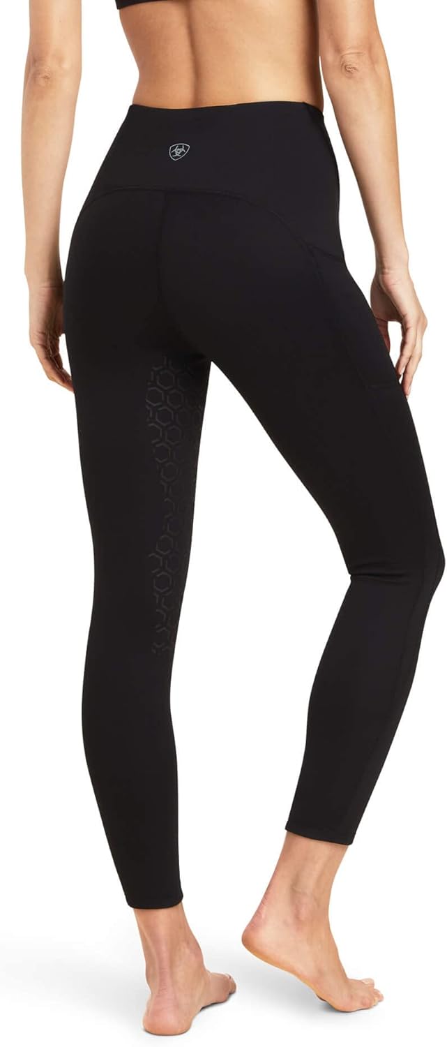 ARIAT 2022 Damen Venture Thermal Half Grip Tight 10041346 - Estate Blue - XS Schwarz, XS Schwarz