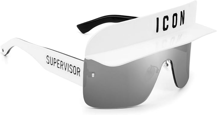 DSQUARED2 ICON Unisex Icon 0001/s Sunglasses, VK6/T4 White, 99