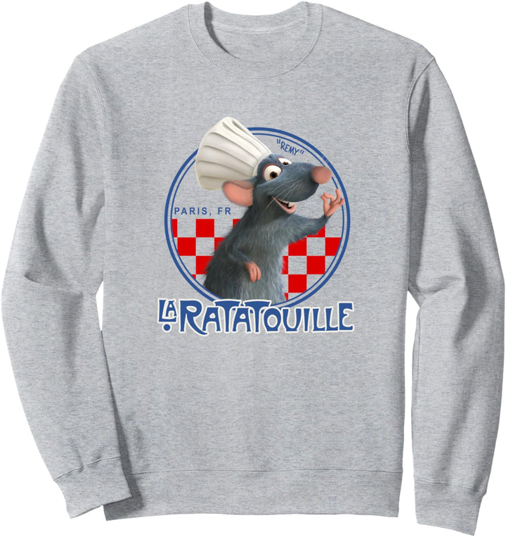 Disney Pixar Ratatouille Remy Chef Hat Portrait Sweatshirt