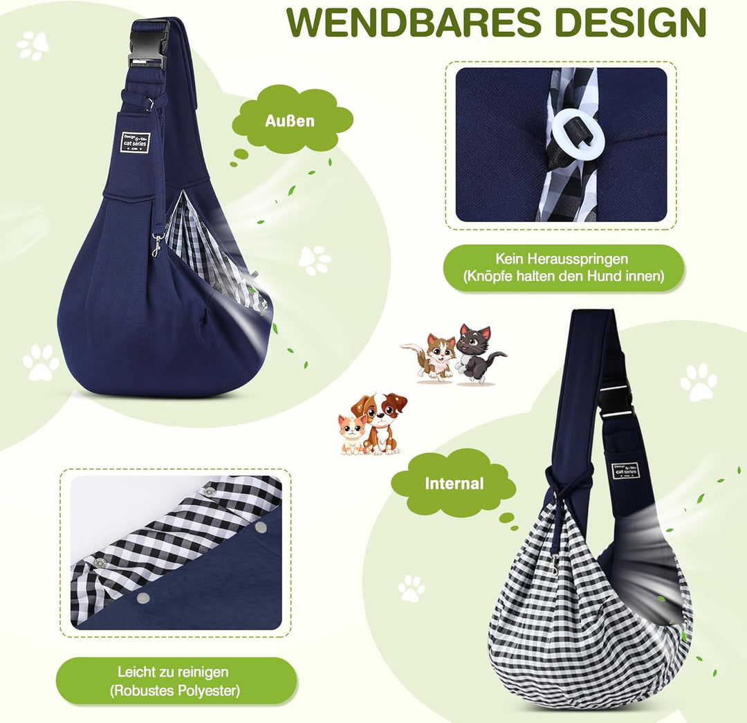 ALLSOPETS Tragbare Hundetragetasche Reisen Haustiertaschen Katzentragetasche Haustiere Welpen Kleine