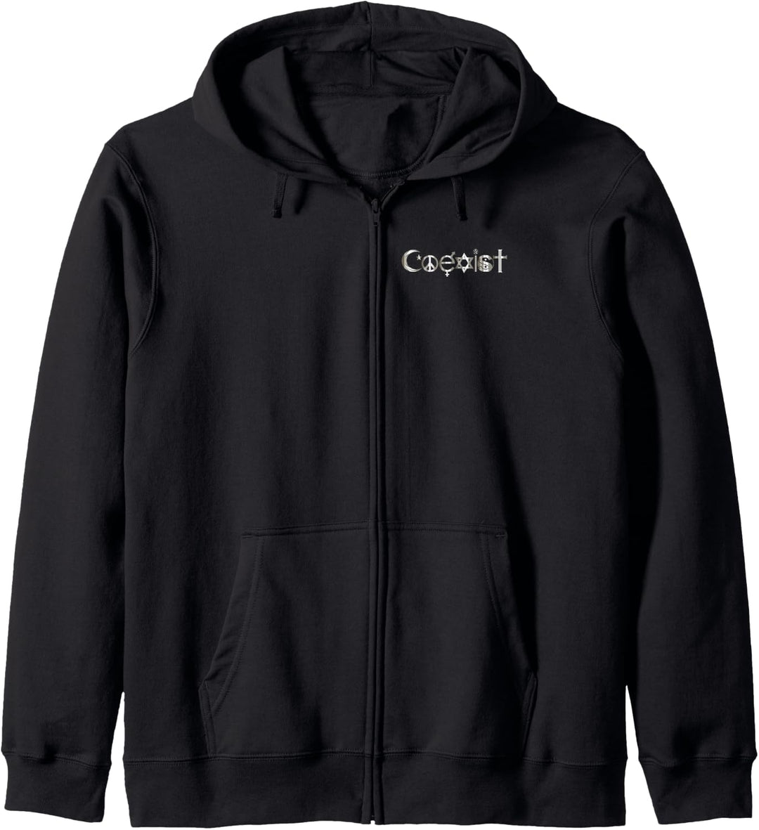 WELT RELIGION TAG OCCULT SIGN SPRUCH DEKORATION DAMEN HERREN Kapuzenjacke