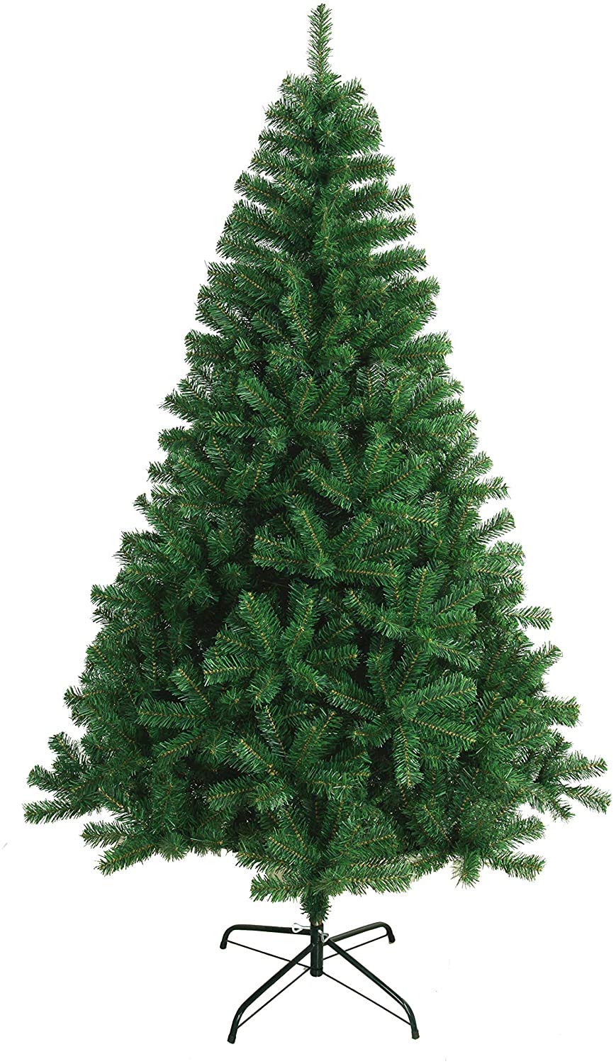 SOLAGUA NAVIDAD Künstlicher Weihnachtsbaum mit extra gefüllten Lamettablättern, 150–300cm Tanne mit