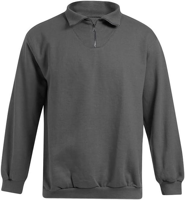 Troyer Sweatshirt Herren, Graphit, XXL