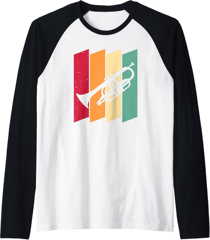 Retro Spielmannszug Fanfarenzug - Vintage Piston Kornett Raglan