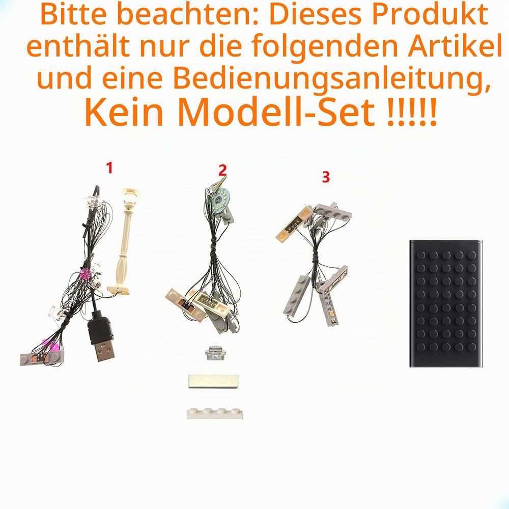 GEAMENT LED Licht-Set Kompatibel mit Lego Naturhistorisches Museum (Natural History Museum) - Beleuc