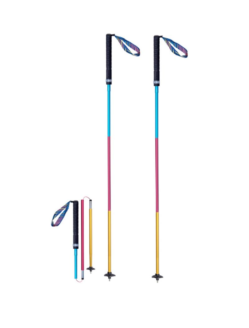 Klappbare Trekkingstöcke, leichte Wanderstöcke aus Aluminium, 110/120 cm verstellbar, Aonijie, Ultra