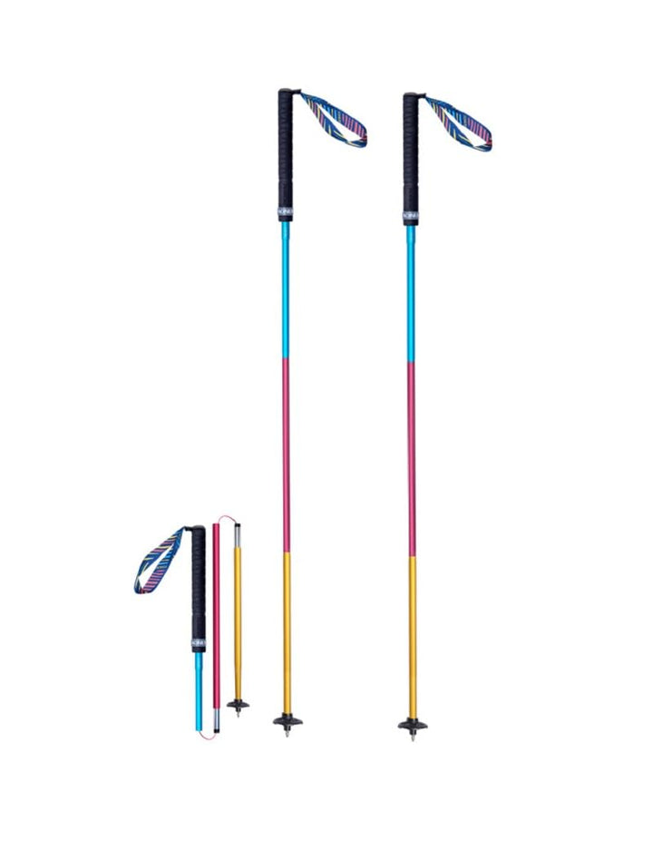 Klappbare Trekkingstöcke, leichte Wanderstöcke aus Aluminium, 110/120 cm verstellbar, Aonijie, Ultra
