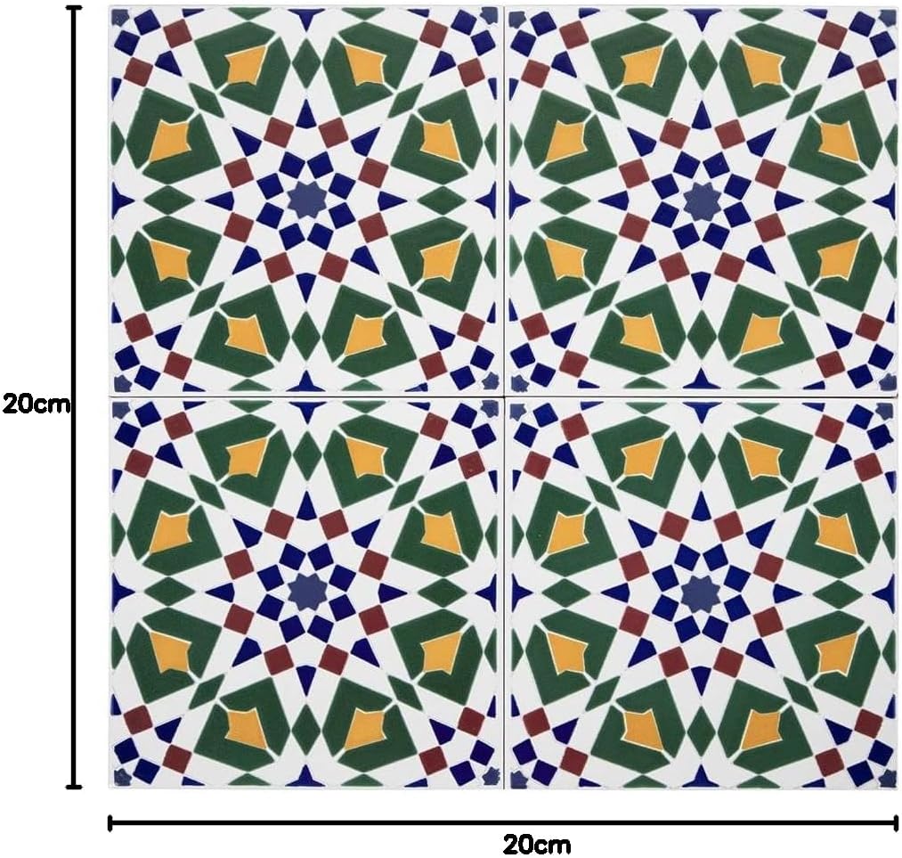 Cerames Orientalische Marokkanische Keramikfliesen Tanger - dekorative Mosaikfliesen für das Badezim