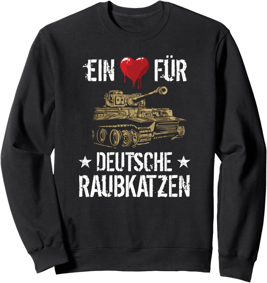 Panzer Kampfpanzer Tiger Panzerkampfwagen Panzerfahrer Sweatshirt