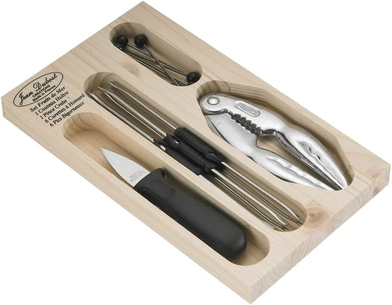 LAGUIOLE 7271 Meeresfrüchteset, Schwarz, 14-teilig