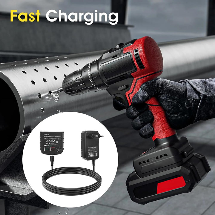 Ladegerät Kompatibel Mit Black & Decker, 18V/20V Lithium-Akku Lithium-Ionen-Ladegerät BL2018 BL2018-