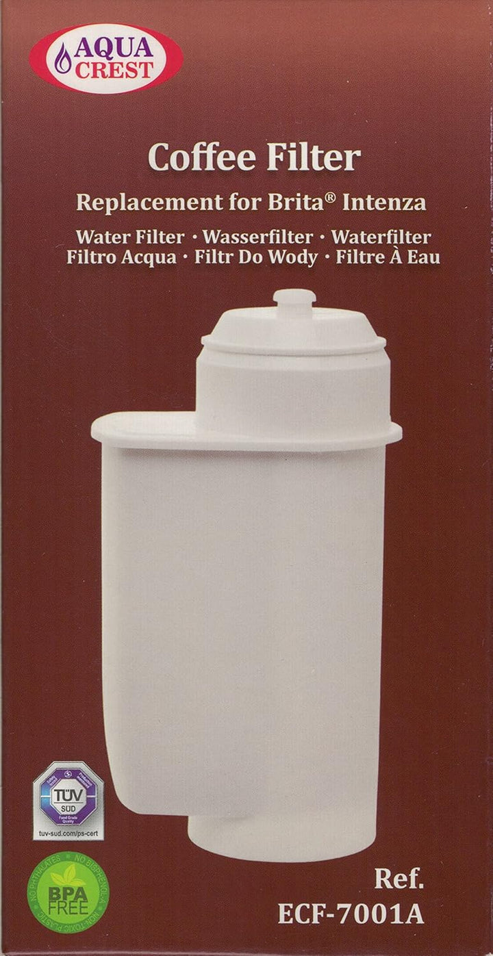 EcoAqua 5 x Wasserfilter für Bosch VeroBar Siemens EQ3 EQ5 EQ6 EQ8 +9 kompatibel mit Brita Intenza
