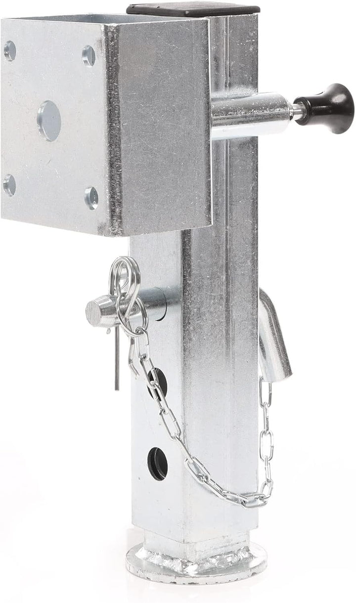 XPOtool 2X Stützfuss 350 mm Schwenkstütze bis 1300 kg aus Stahl für Anhänger inkl. Befestigungsmater
