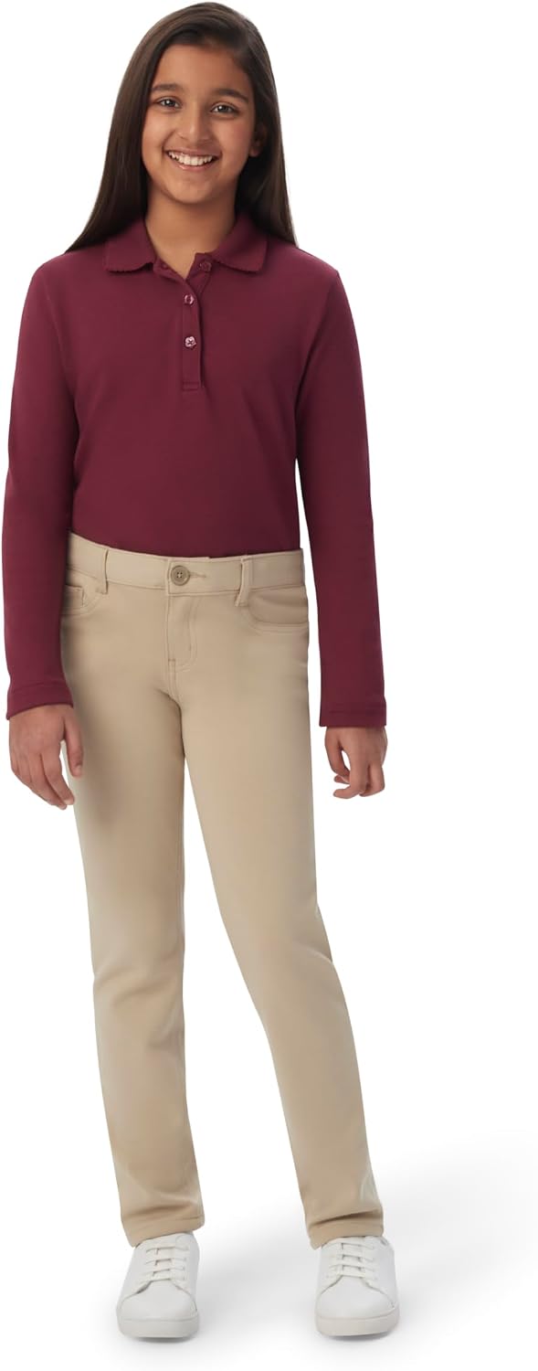 French Toast Mädchen Schuluniform, Hose Grösse: 4 Khaki, Gr&amp;
