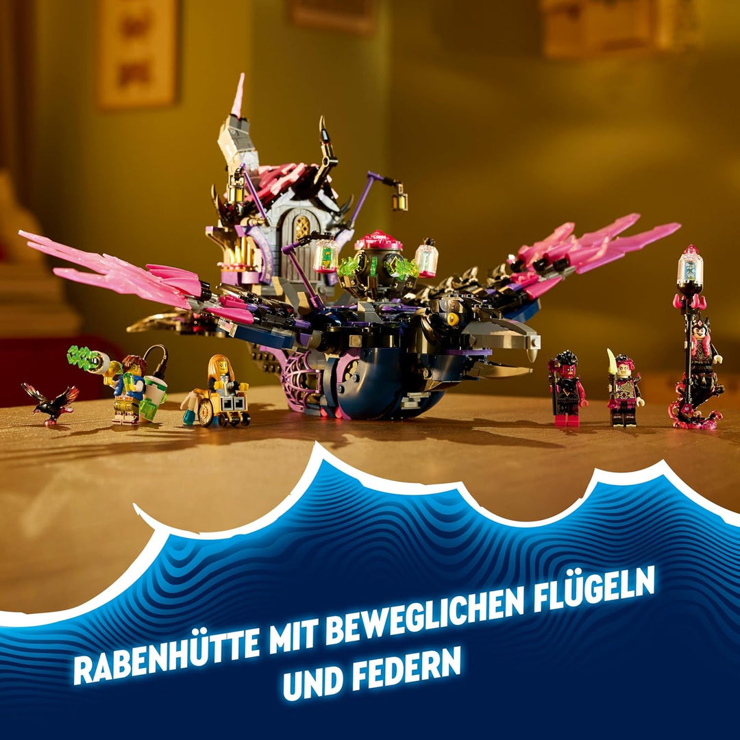 LEGO DREAMZzz 3in1 The Never Witch’s Midnight Raven Animal Toy for 9 Plus Year Old Boys &amp; Girls, Reb