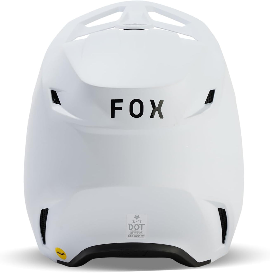 Fox Racing V1 Motocross-Helm, mattweiss, Grösse XL XL Mattweiss, XL Mattweiss
