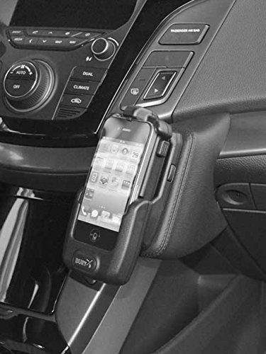 KUDA 041385 Halterung Kunstleder schwarz für Hyundai i40 ab 10/2011, 041385