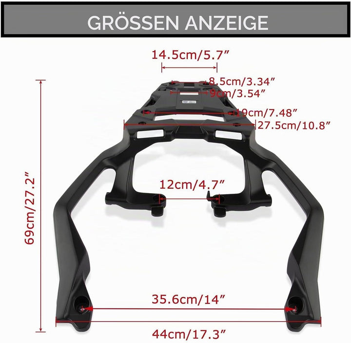 Gepäckträger Hinten,PSLER Motorrad-hinterer Gepäckbrücke, Motorradzubehör für X-ADV 750 Forza 750 CN