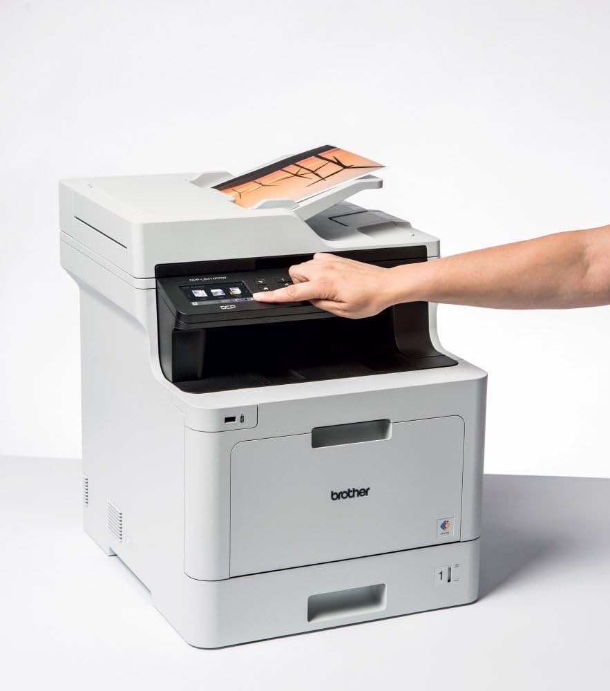 Brother DCP-L8410CDW Professionelles 3-in-1 Farblaser-Multifunktionsgerät (31 Seiten/Min., Drucker,