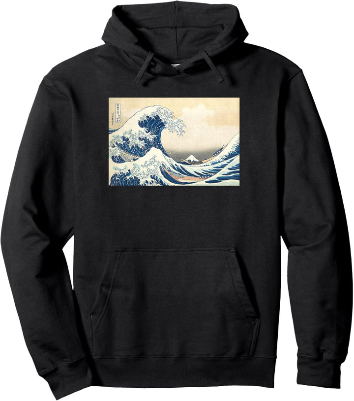 Die Grosse Welle vor Kanagawa von Katsushika Hokusai Pullover Hoodie