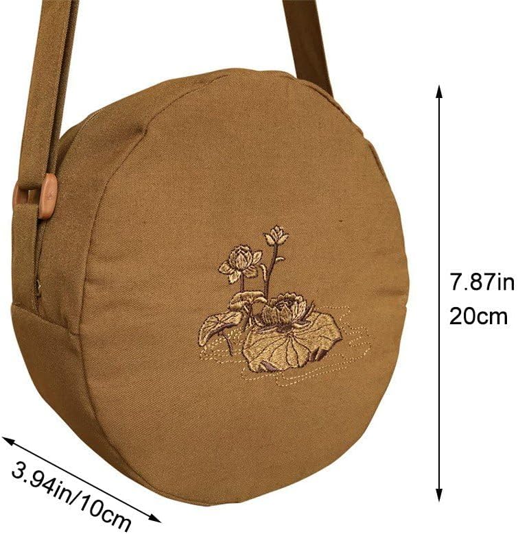 Buddhistische Tasche Mönch Buddha Klangschale Tasche Tibetische Klangschale Umhängetasche Meditation