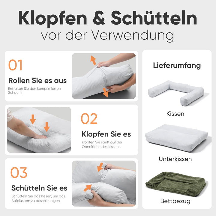 FUKUMARU Katzensofa Bett, Corduroy Gemütliches Katzenbett für drinnen mit abnehmbarem waschbarem Bez