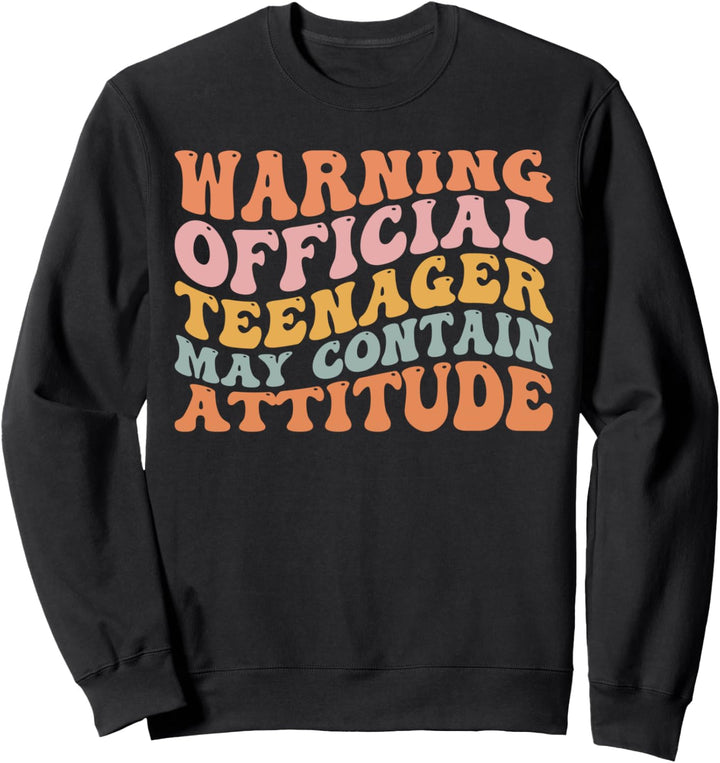 Teen Birthday Party Offizielle Teenager Kann Haltung Enthalten Sweatshirt
