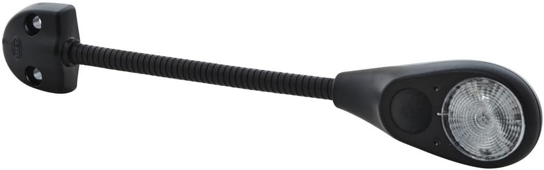 HELLA - Leseleuchte - LED - 24/12V - 3.0W - LED - Anbau - Lichtscheibenfarbe: glasklar - LED-Lichtfa