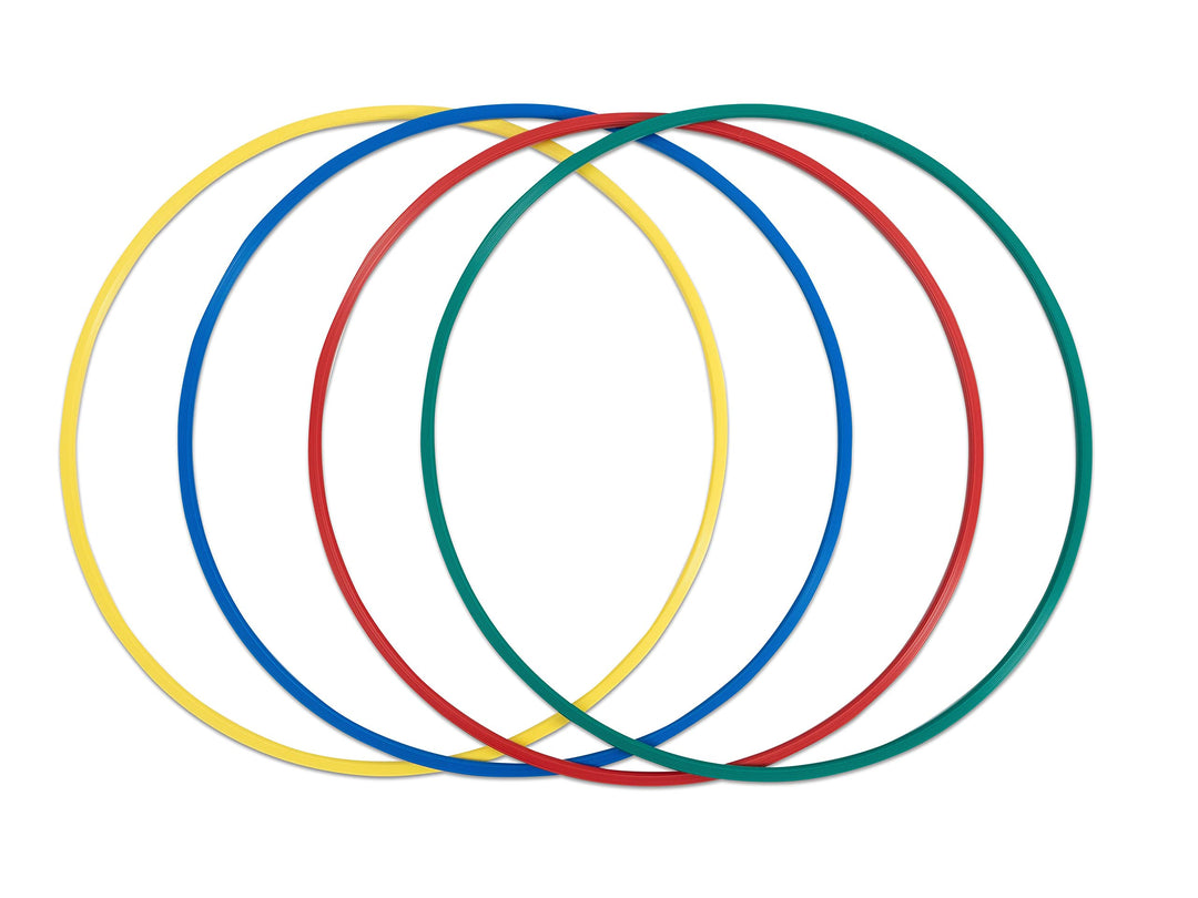 Betzold - Gymnastik-Reifen mit F.I.G Profil - Turnreifen Hula-Hoop 70 cm - bunt - 4 Stück, 70 cm - b