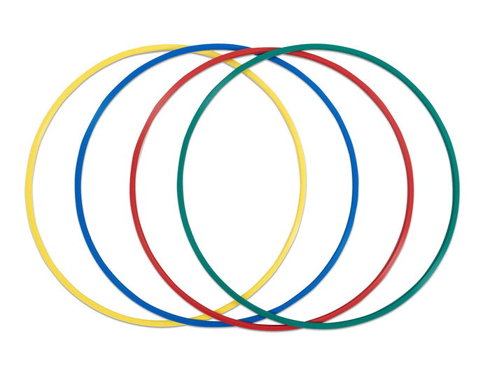 Betzold - Gymnastik-Reifen mit F.I.G Profil - Turnreifen Hula-Hoop 70 cm - bunt - 4 Stück, 70 cm - b