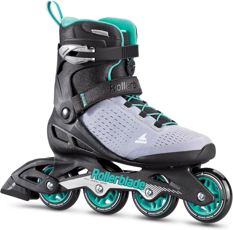 Rollerblade Damen Inlineskates Zetrablade Elite 38.5 black-powder blue (07967100-N05), 38.5 black-po