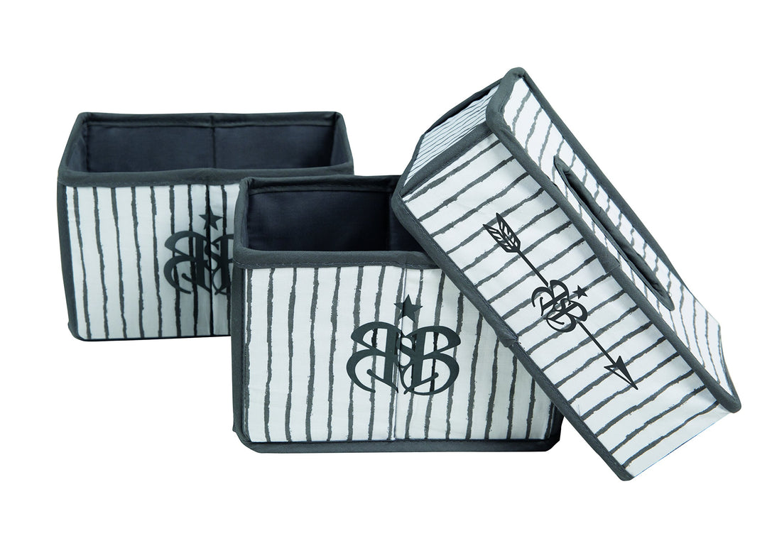 roba Pflegeorganizer-Set 'Rock Star Baby 3', 3tlg, 2 Boxen für Windeln & Zubehör, 1 Feuchttücherbox,