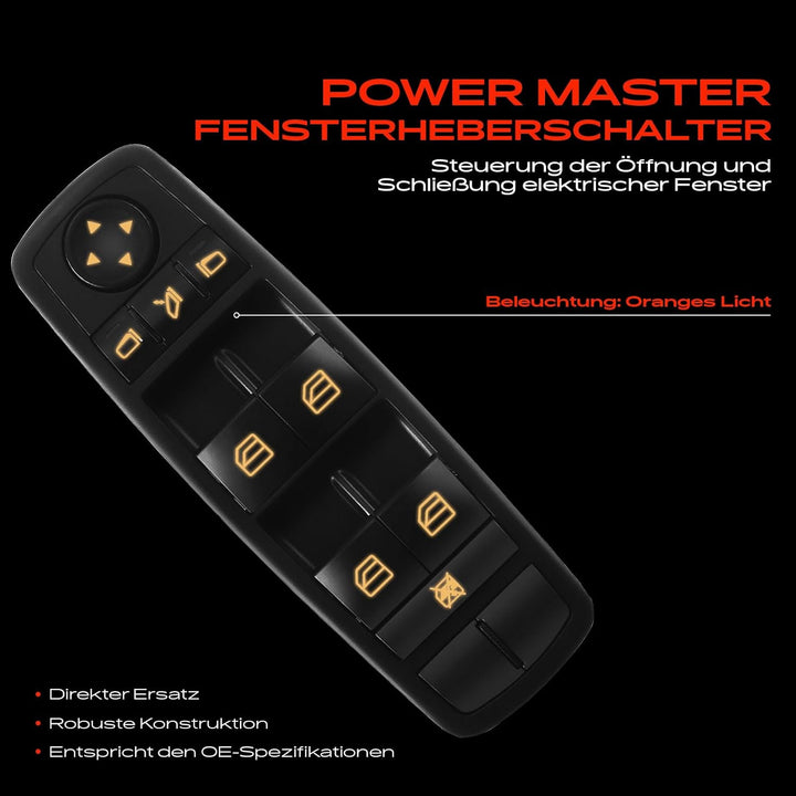 Fensterheber Schalter Schalteinheit Vorne Links für M-Klasse W164 R-Klasse W251, V251 2005-2019 2518
